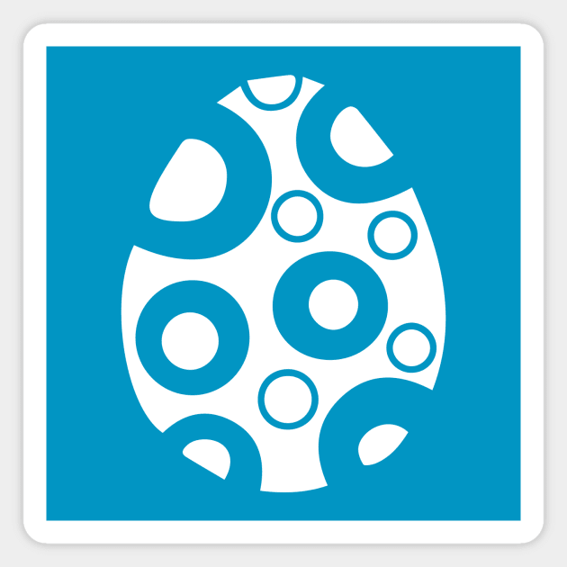 Dotty Egg Magnet by COLeRIC